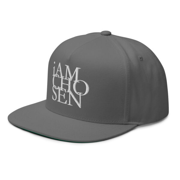 Iamchosen Grey Cap (White Embroidery) - Image 6