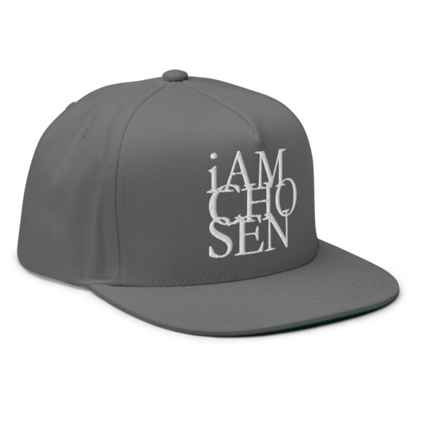 Iamchosen Grey Cap (White Embroidery) - Image 4