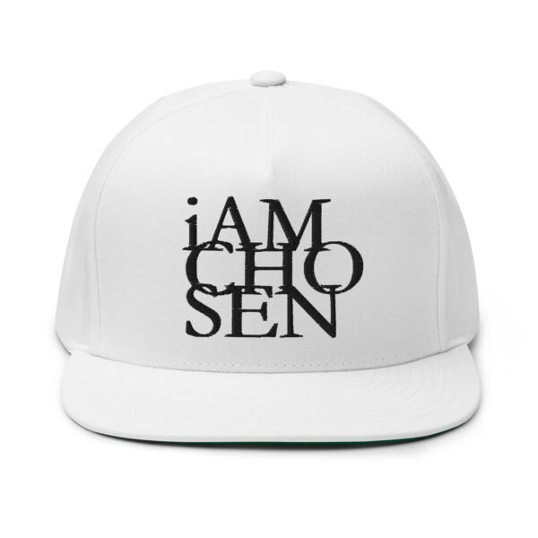 Iamchosen White Cap (Black Embroidery)