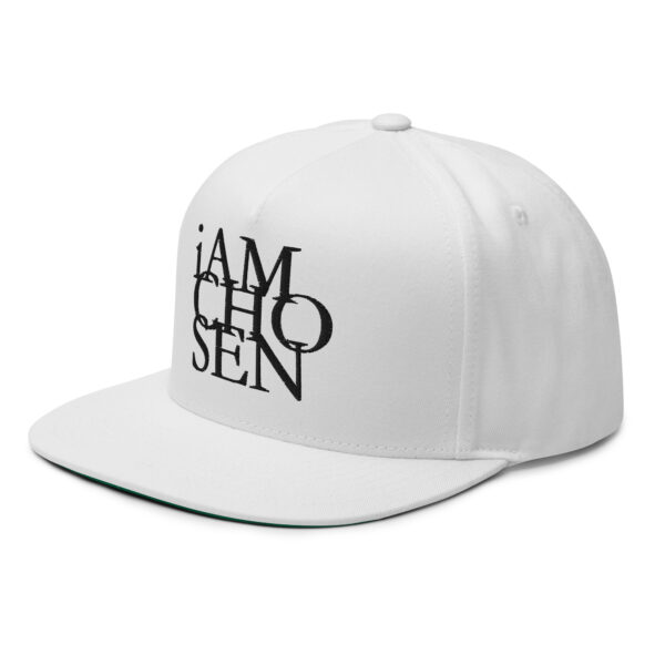 Iamchosen White Cap (Black Embroidery) - Image 6